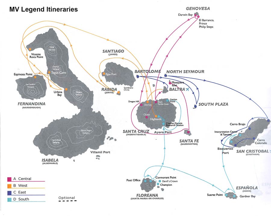 Galapagos Legend Cruises