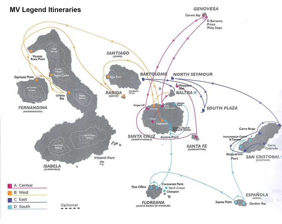 Galapagos Legend Cruises 