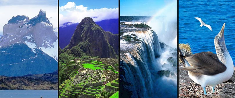 Vacations to Galapagos, the Amazon, Patagonia and Machu Picchu